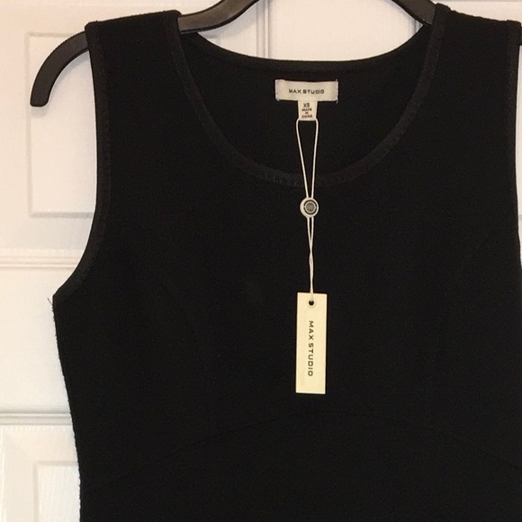 Max Studio Sleeeveless Ruffle Hem Dress - Picture 8 of 9